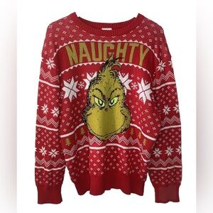 The Grinch Naughty Christmas Sweater